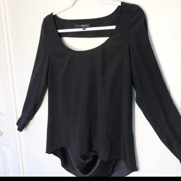 Jay Godfrey black silk blouse size 2 - Picture 1 of 13